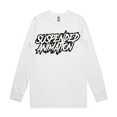 plain white logo long sleeve Thumbnail
